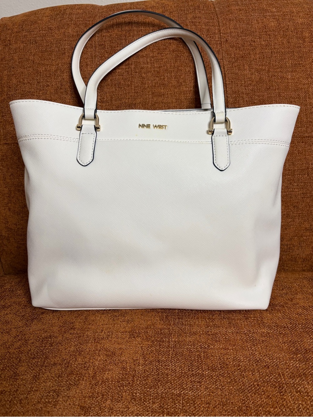 Nine West Ivory White Large Tote Bag – NWOT